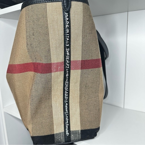 Burberry Doodle Reversible Canvas Tote - Picture 8 of 10